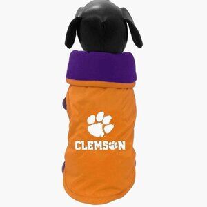 NCAA Clemson Tigers All Weather Resistant Protective Dog Outerwear, Medium